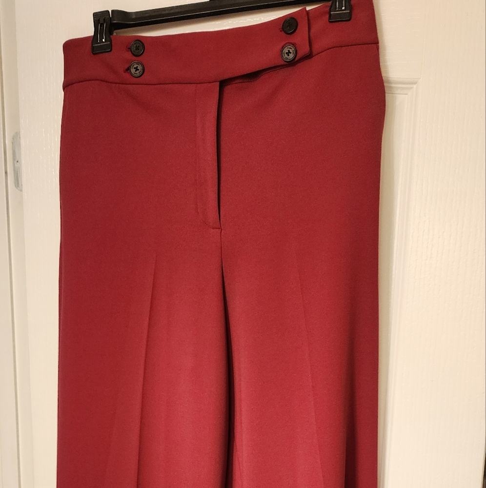 Calvin Klien burgundy sailor pants